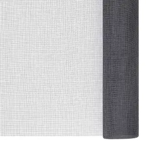 Berkfield Mesh Screen Fiberglass 60x2000 cm Grey