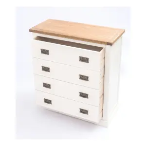 Cosenza 4 Drawer Chest of Drawers Bras Drop Handle