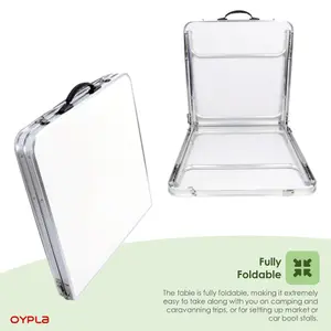 Oypla 4ft Folding Outdoor Camping Kitchen Work Top Table