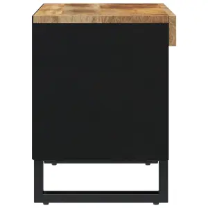 Berkfield TV Cabinet 60x33x43.5 cm Solid Wood Mango