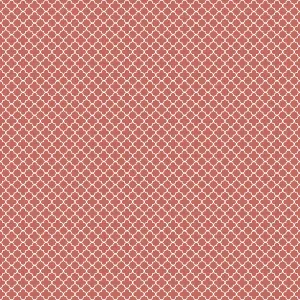 Galerie Small Prints Red Geometric Medallion Wallpaper Roll