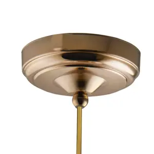 Bobby 1 - Light Pendant Antique Brass / 28cm H x 30cm W x 30cm D