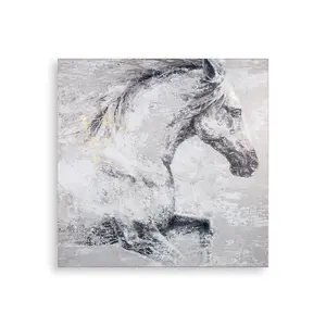 Classical Horse Printed Canvas Wall Art