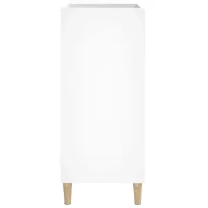 vidaXL Record Cabinet White 84.5x38x89 cm Engineered Wood