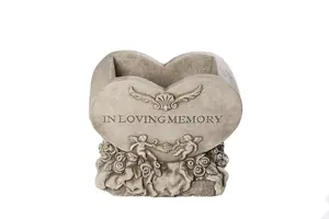 Heart shaped Garden Planter Memorial