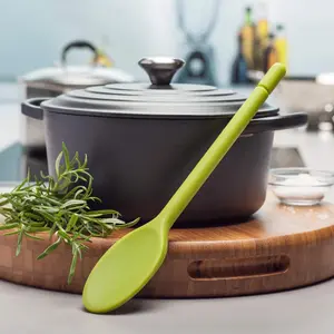 Zeal Traditional Silicone Cooking Spoon 30cm, Lime