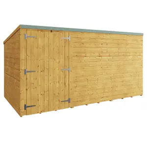 BillyOh Master Tongue and Groove Pent Wooden Shed - 12x6 - Windowless