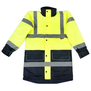 Warrior Mens Denver High Visibility Safety Jacket