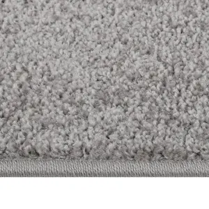 Rug Short Pile 160x230 cm Grey