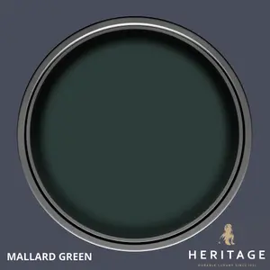 Dulux Trade Heritage Mallard Green Eggshell Wall paint, 750ml