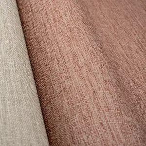 Grandeco Telma Slubbed Fabric Hessian Textured Luxury Wallpaper, Pink