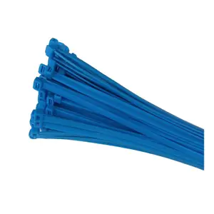 100 x Blue Nylon Cable Ties 100 x 2.5mm / Extra Strong Zip Tie Wraps