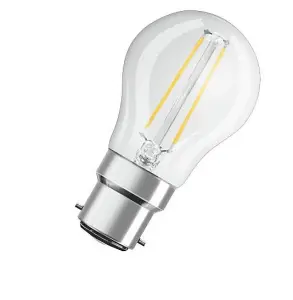 Osram 2.5w BC 2700k Clear GLS LED Light Bulb - Extra Warm White