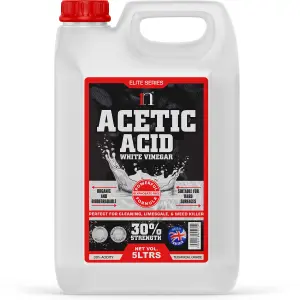 Weed Killer Path Cleaner Acetic Acid Concentrated 30% 20 Litre Glyphosate Free - Double Strength White Vinegar