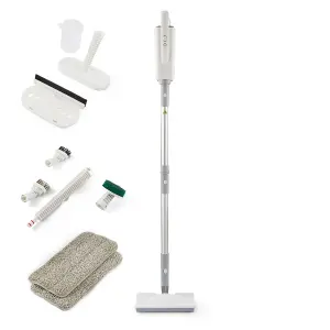 GEEPAS 1500W Multifunction Upright Steam Cleaner Mop Handheld Floor Steamer 360ml Water Tank