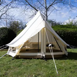 2m Mini Bell Tent Lite,  New for 2024,  zipped in groundsheet, compact & super lightweight