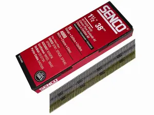 Senco Chisel Smooth Brad Nails Galvanised 15G x 38mm (Pack 4000)