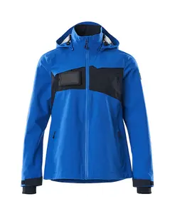 Mascot Accelerate Ladies Lightweight Outer Shell Jacket (Azure Blue/Dark Navy)  (X Small)