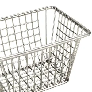 Belfry Kitchen Stainless Steel Mini Oblong Fryer Basket With Handle