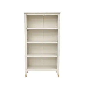 Palazzi Bookcase H127 W69 D25cm - White