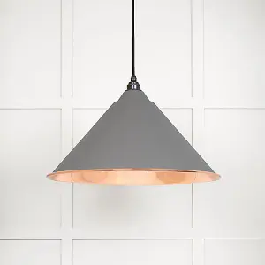 Smooth Copper Hockley Pendant in Bluff