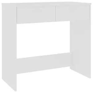 Berkfield Desk White 80x40x75 cm Engineered Wood