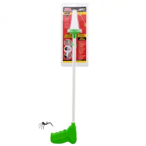 Spider Catcher - Humane Fun Friendly Insects Bugs 2ft Reach Home Grabber Trap Home Office Bedroom