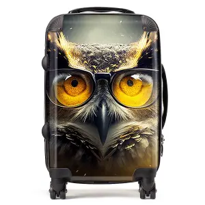 Owl Splashart Suitcase - Cabin