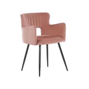 Kirssy Upholstered Dining Chair Pink