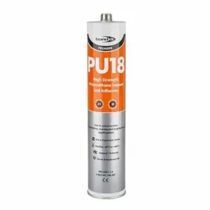 Bond It PU18 High Strength Polyurethane Adhesive & Sealant, White     BDPU18WH(N) (Pack of 3)