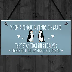 Novelty Anniversary Gift For Him Her Valentines Gift For Boyfriend Girlfriend Penguin Gift