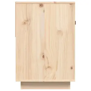 Berkfield TV Cabinet 90x40x60 cm Solid Wood Pine