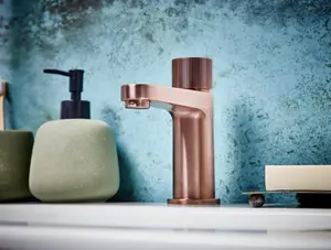 UK Home Living Avalon Koko Mono Basin Tap Brushed Bronze