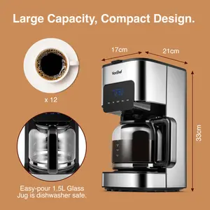 1.5L Filter Coffee Machine