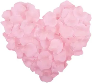 5000pcs Light Pink Silk Rose Petals Wedding Mothers Day Wedding Confetti Anniversary Table Decorations