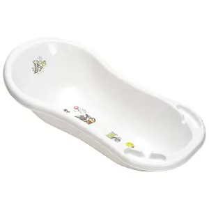 Winnie the Pooh Baby Bath Tub 100cm with Plug & Hanging Organizer Box 4L