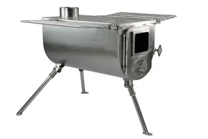 WINNERWELL WOODLANDER LARGE SIZED STAINLESS STEEL CAMPING STOVE