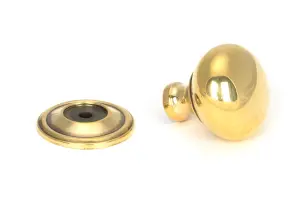 From The Anvil Aged Brass Mushroom Cabinet Knob 32mm