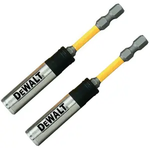 2x Dewalt DT7522 Extreme FlexTorq Impact Torsion Magnetic Screwdriver Bit Holder