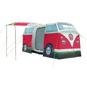 Volkswagen Red Camper van Quick pitch 4-man Tent