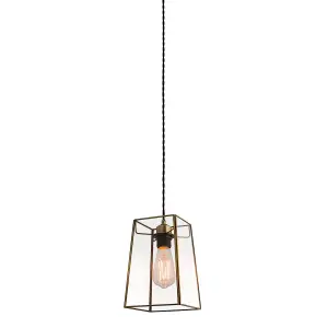 Farin Antique Brass 1 light Ceiling Pendant