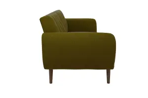 Brittany Sofa Bed in Green Fabric