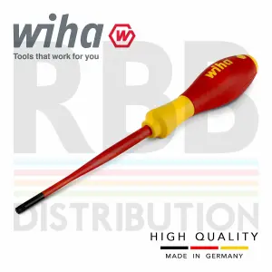 Wiha Torx Screwdriver T20H SlimFix Fit SoftFinish VDE Electrician Security 41143