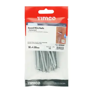 TIMCO Round Wire Nail Galvanised - 90 x 4.00