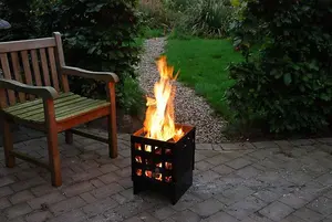 Square Fire Basket (FF87), Fire Pit