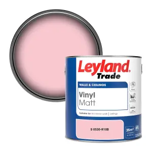 Leyland Trade Vinyl Matt Walls & Ceilings Emulsion Paint (S 0530-R10B) 2.5L