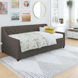 NG Her Majesty Daybed Fabric Grey, Single