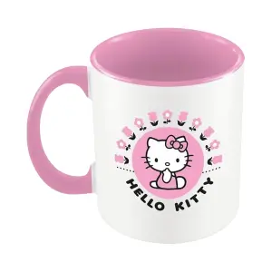 Hello Kitty Core Inner Two Tone Mug White/Pink (One Size)