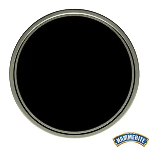 Hammerite Hammered Direct to Rust Metal Paint 1L Black