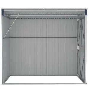 Berkfield Wall-mounted Garden Shed Anthracite 118x194x178 cm Steel